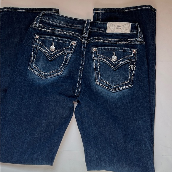 Miss Me Dark Blue Boot Cut Jeans - Picture 2 of 4